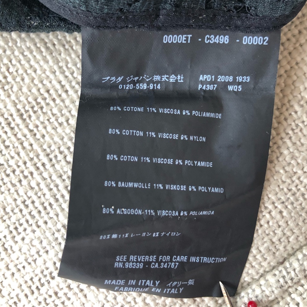 Keeping♥️Prada Lace Button Down Top - Picture 4 of 5